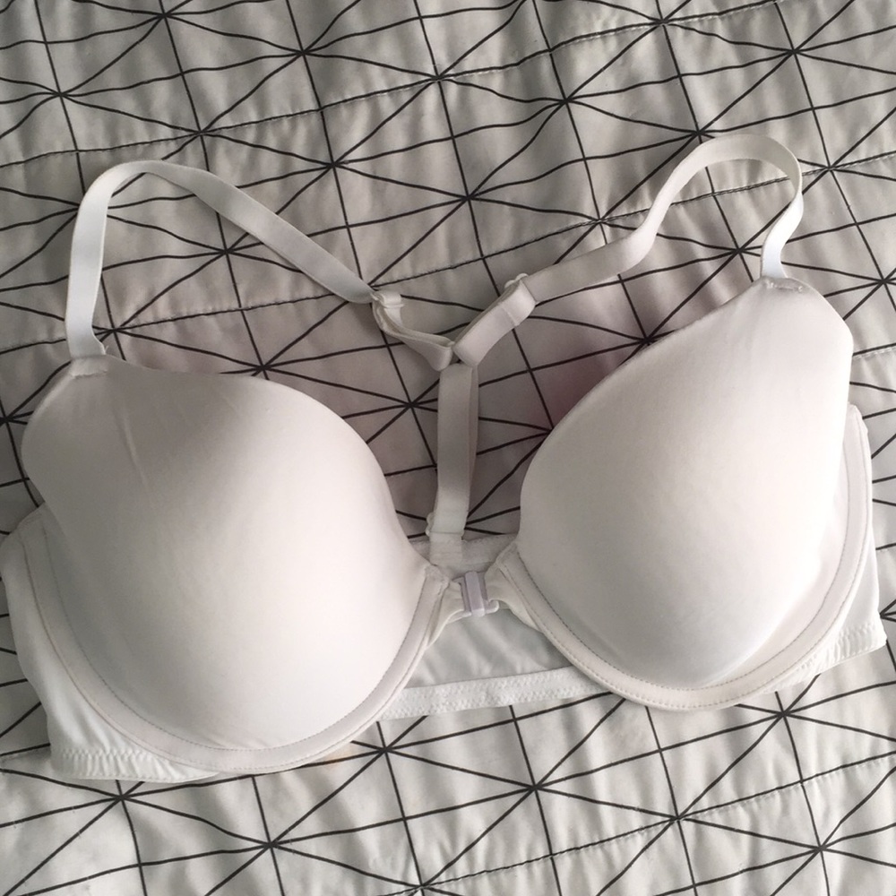 White PINK VS Wear Everywhere Racerback bra